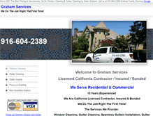 Tablet Screenshot of grahamswindowcleaning.com